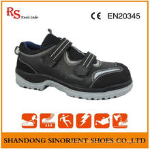 RS Real Safe Brand No Lace Safety Shoes, Suede Leather Summer Safety Shoes RS015